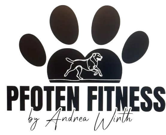 Logo Pfotenfitness by Andrea Wirth – Hundefitness 